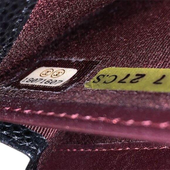 CHANEL CC Classic Caviar Flap Wallet Quilted Leather Chain Purse Black - Picture 14 of 14